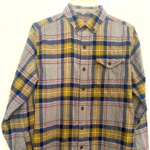 Woolrich Men's Button Up Collared Flannel